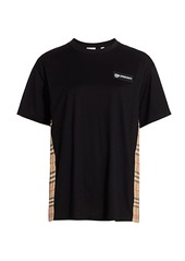Burberry Carrick Check Inset Tee