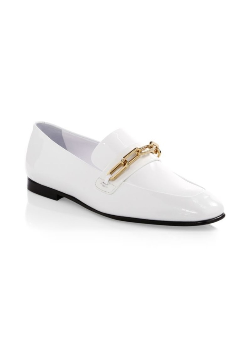 burberry chain loafers