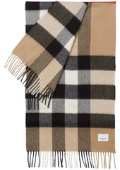 Burberry Check Cashmere Scarf