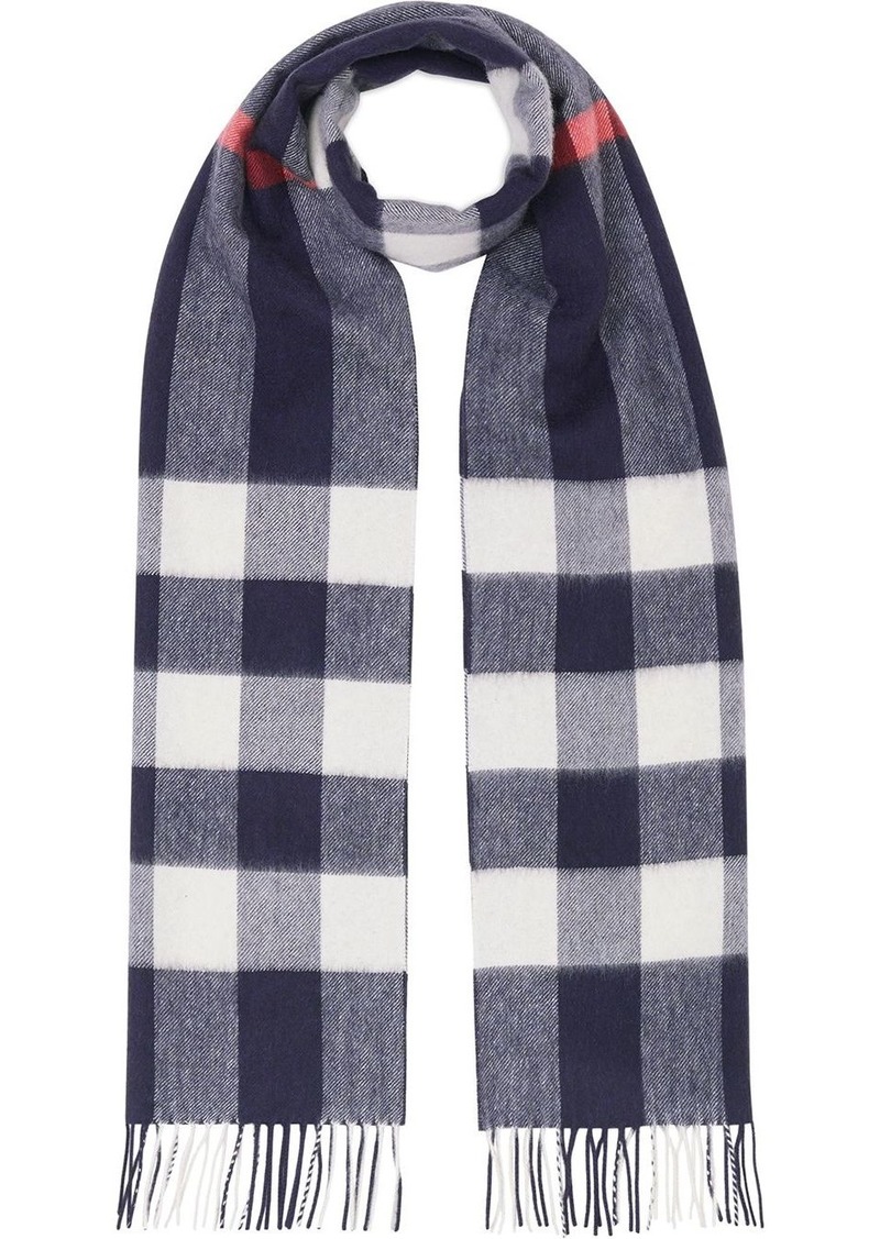 Burberry Check Cashmere Scarf