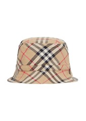 Burberry Check Cotton Gabardine Bucket Hat