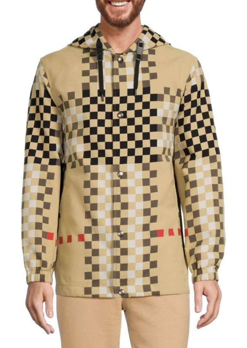 Burberry Check Hooded Jacket