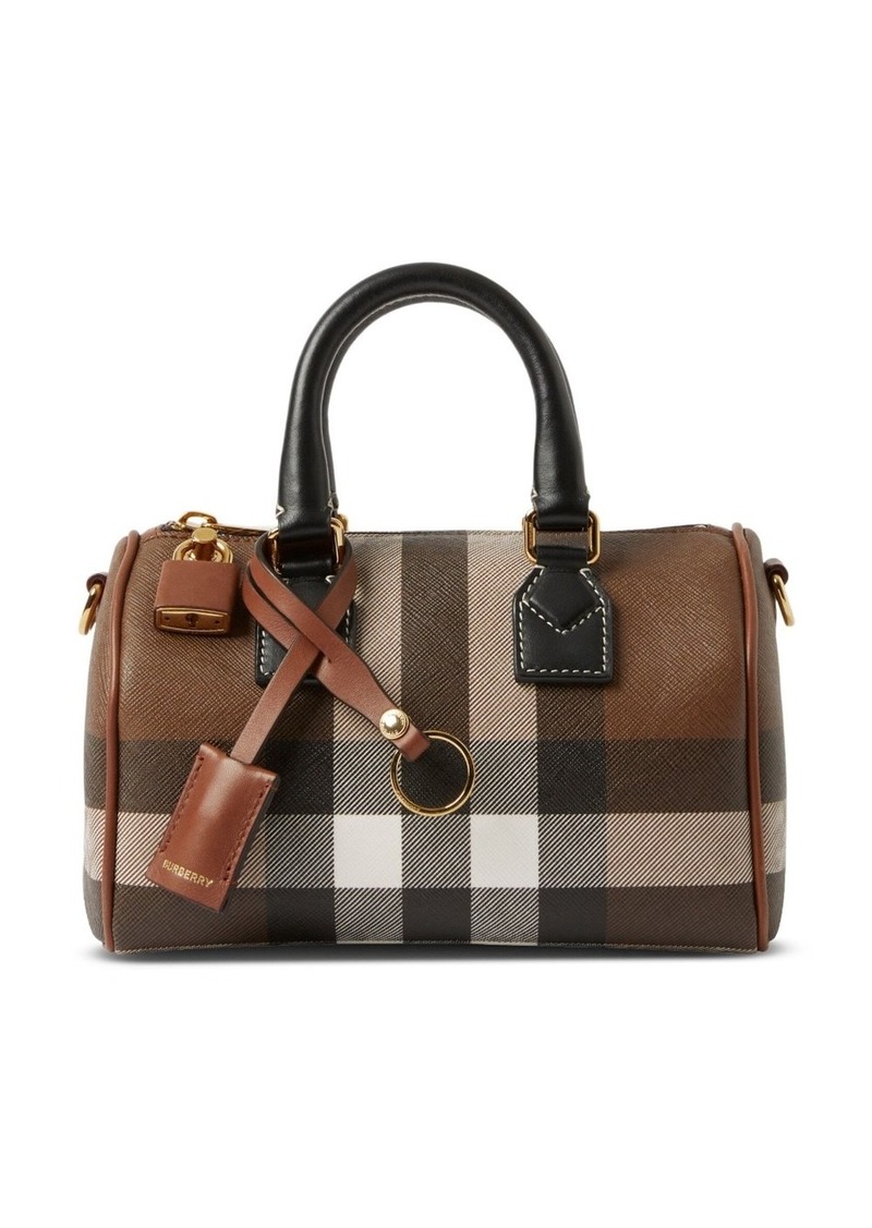 Burberry Check mini bowling bag