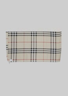 Burberry Check motif scarf