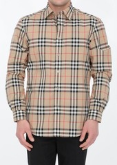 Burberry Check motif shirt
