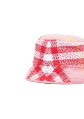 Burberry check-pattern bucket hat