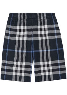 Burberry check-pattern straight-leg shorts