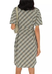 Burberry Check Poplin Belted Shirtdress