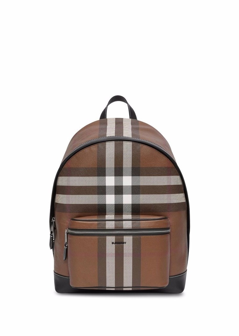 Burberry check-print backpack