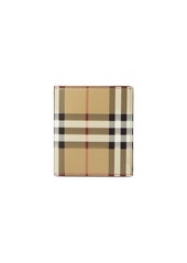 Burberry check-print bifold wallet