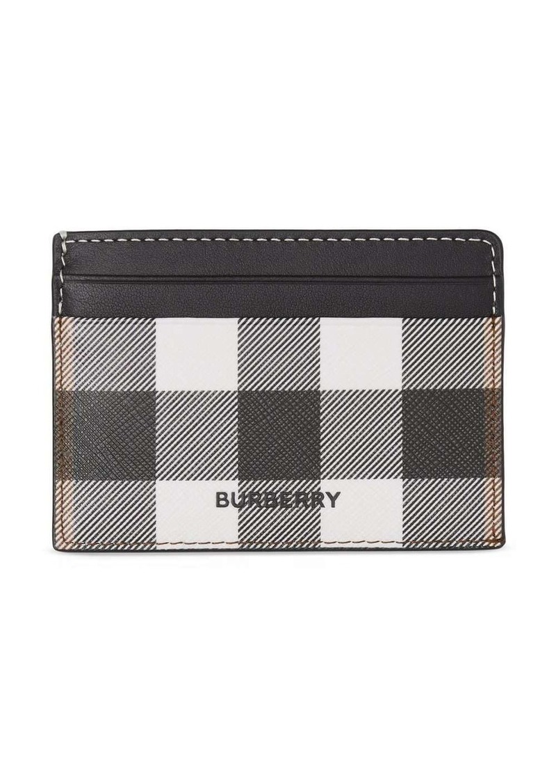 Burberry check-print cardholder