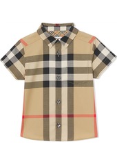 Burberry check-print cotton shirt