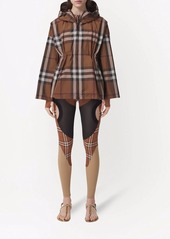 Burberry checked hooded jacket