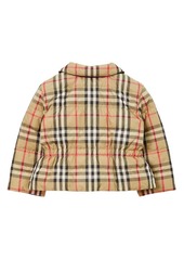 Burberry check-print reversible puffer jacket