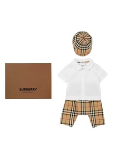 Burberry check-print trouser set