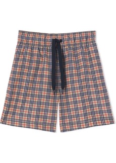 Burberry Check swimming shorts