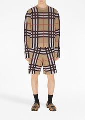 Burberry check technical shorts