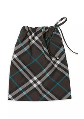 Burberry Check Triangle Bikini Top