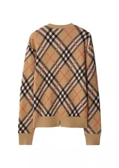 Burberry Check Wool-Blend Sweater