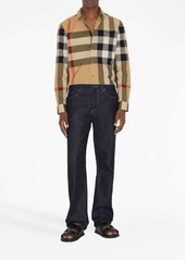 Burberry checkered cotton shirt