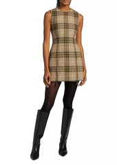 Burberry Cie Check Zip Minidress