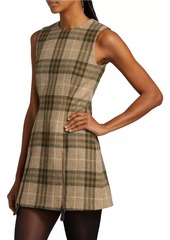 Burberry Cie Check Zip Minidress