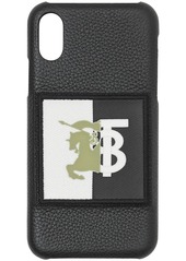 Burberry logo-patch iPhone X/XS Case