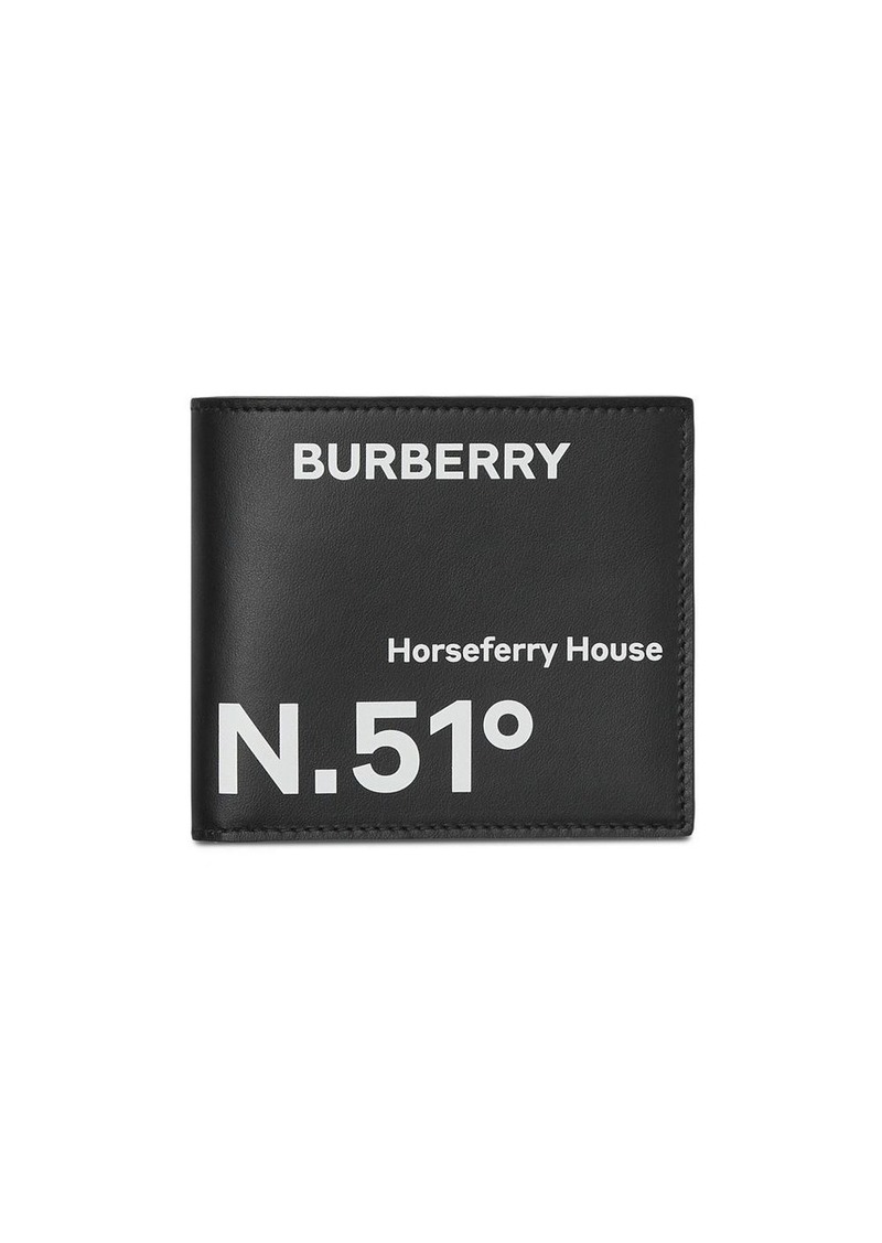 Burberry Coordinates-print bifold wallet