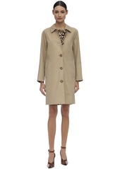 Burberry Cotton Canvas Trench Coat
