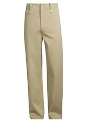 Burberry Cotton Wide-Leg Pants