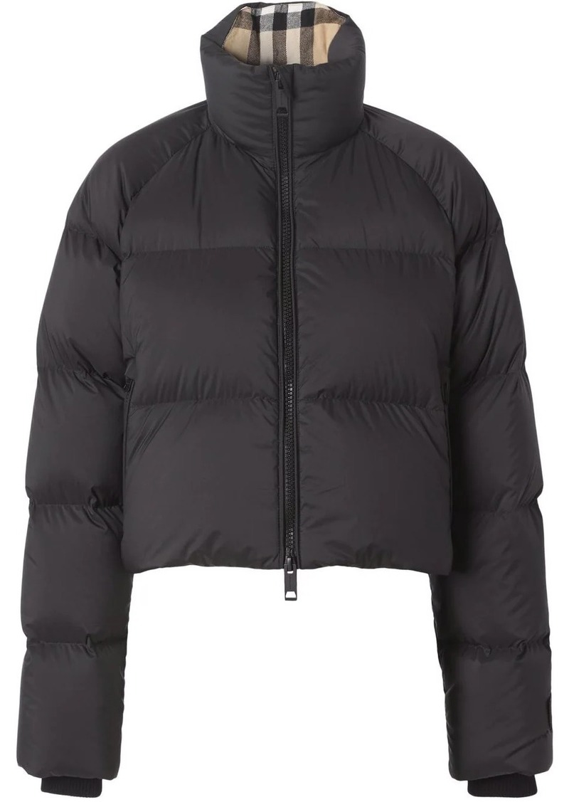 Burberry cropped padded jacket