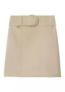 Burberry D-Ring Belted Midi-Skirt
