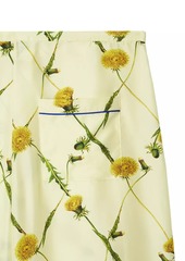 Burberry Daffodil Silk Drawstring Pants