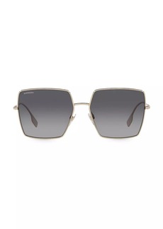 Burberry Daphne 58MM Square Sunglasses
