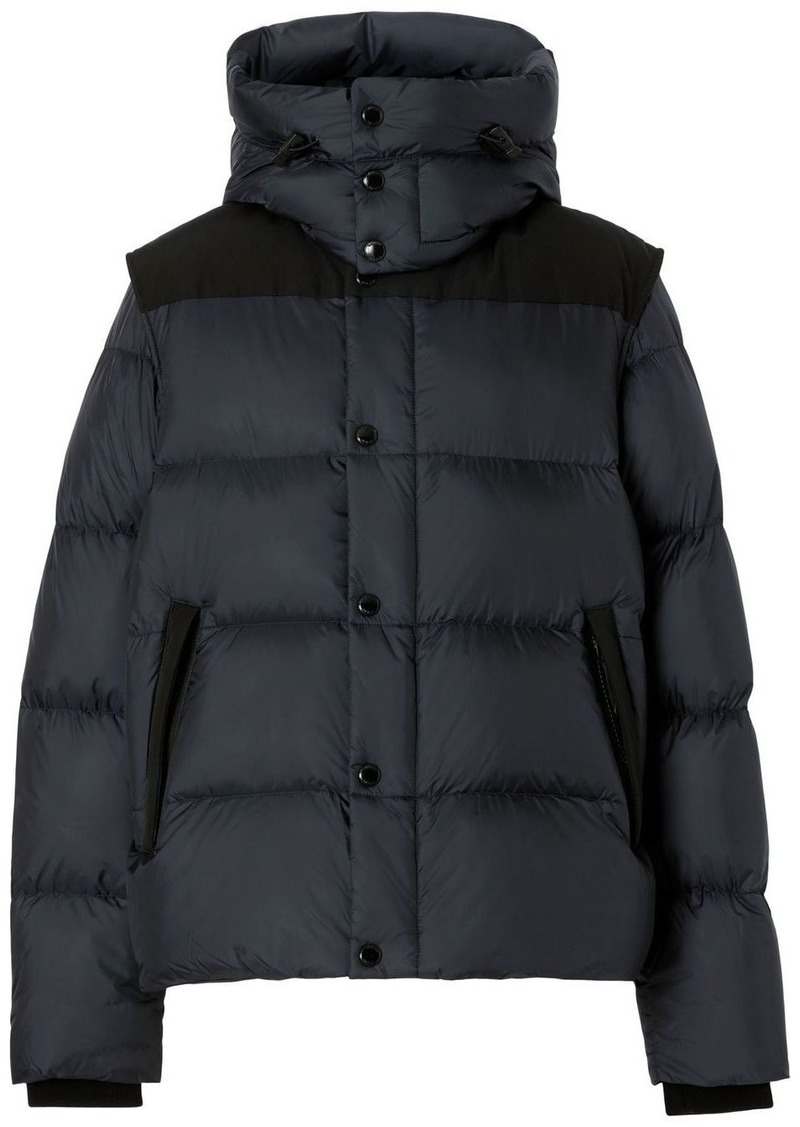 Burberry detachable-sleeve puffer jacket