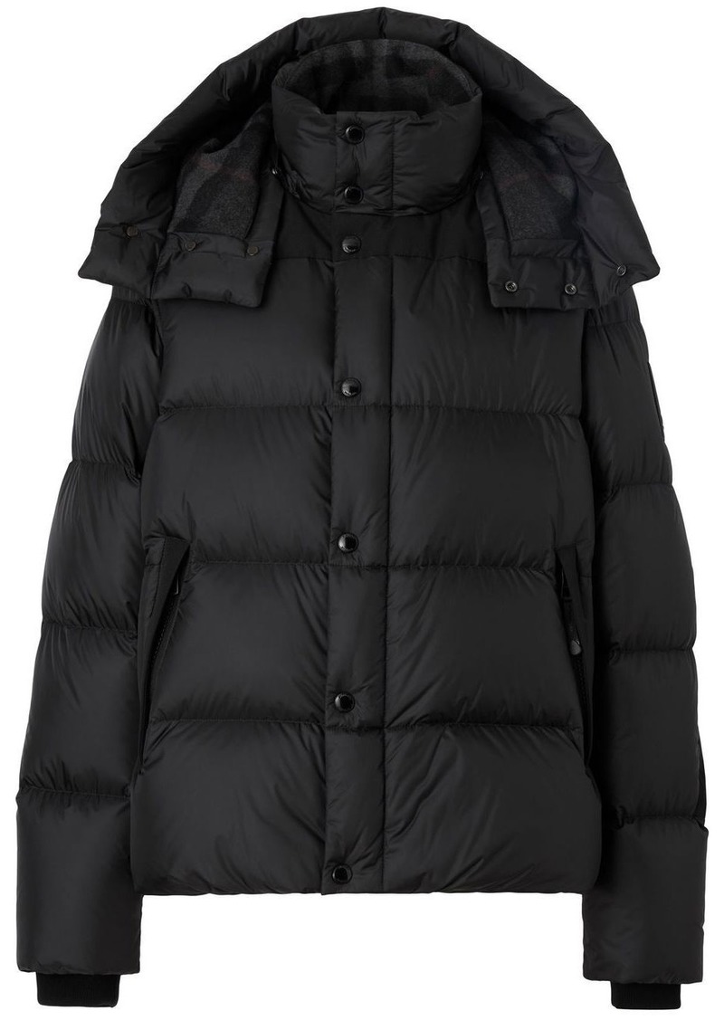 Burberry detachable-sleeve puffer jacket