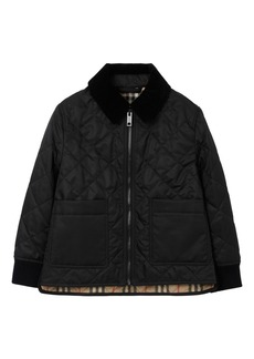 Burberry diamond-quilted jacket