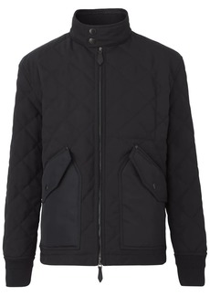 Burberry diamond-quilted thermoregulated jacket