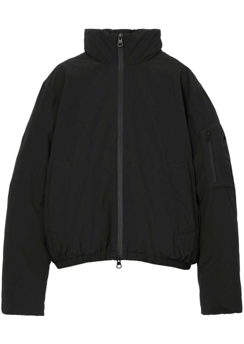 Burberry EKD-embroidered down jacket