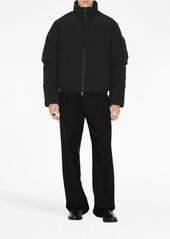 Burberry EKD-embroidered down jacket