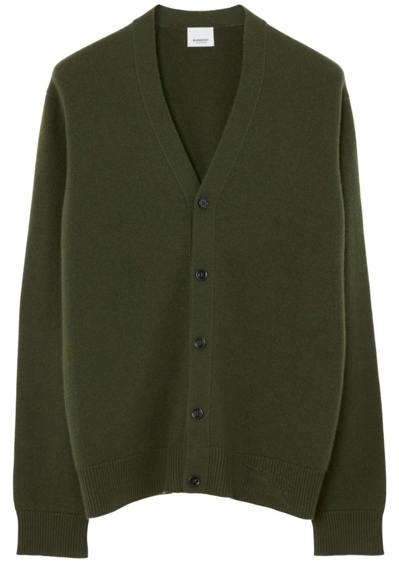 Burberry EKD-motif cashmere cardigan