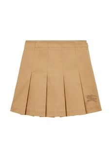 Burberry EKD-motif pleated skirt