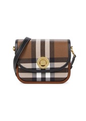 Burberry Elizabeth Tartan Plaid Crossbody Bag