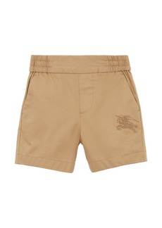 Burberry embroidered cotton chino shorts