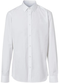 Burberry embroidered detail shirt