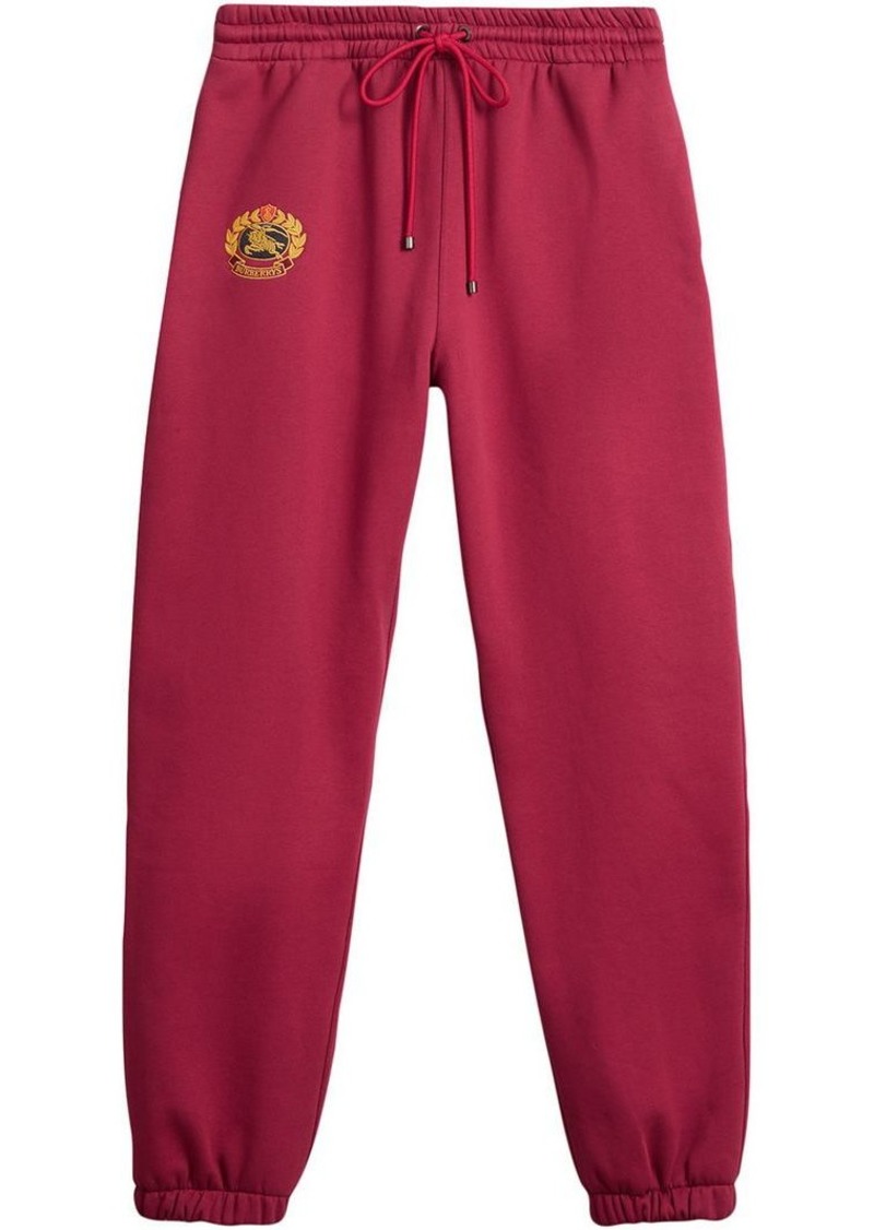 burberry embroidered sweatpants