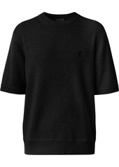 Burberry embroidered-logo short-sleeve top
