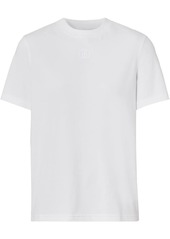 Burberry embroidered-monogram T-shirt