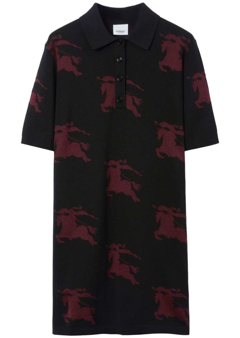 Burberry Equestrian Knight-motif polo shirtdress