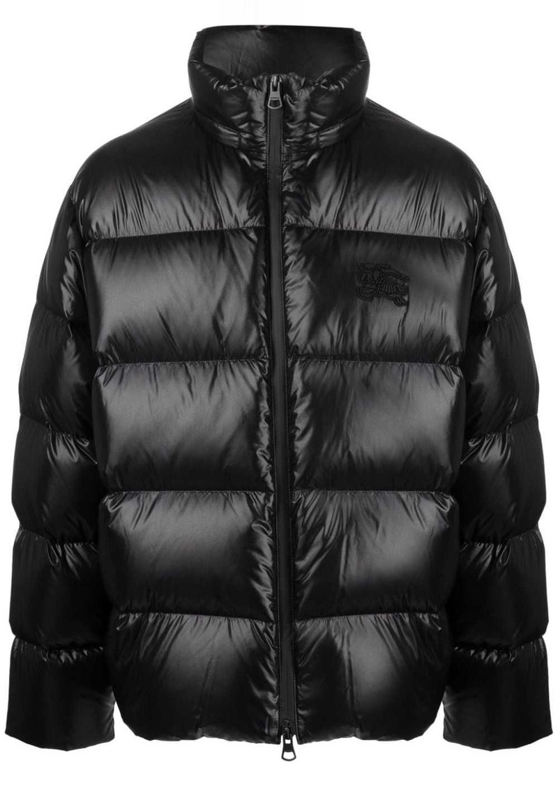 Burberry Equestrian Knight-patch padded jacket